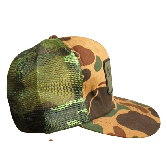 NEW NOS CAMO NEW MEXICO Hat Cap Snap Back Embroidered Farmer Construction - Picture 3 of 4